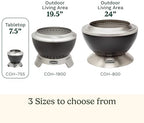 Cuisinart Outdoor Fire Pit, Cleanburn Smokeless System, Wood Burning, 7.5" - Image 3