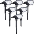 Biling Solar Spot Lights Outdoor Waterproof Bright 700 Lumen White 6 Pack by Biling