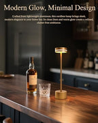 2 Pack LED Cordless Table Lamp Rechargeable, 5000mAh Portable Battery Operated Desk Touch Lamp, 3 Color Dimmable Table Light for Home Office/Dining/Nightstand for Home Décor – Champagne Gold - Image 6