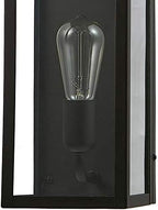 Globe Electric 44199 Donald 1-Light Outdoor Indoor Wall Sconce, Bronze, Clear Glass Shade, Bulb Included - Image 3