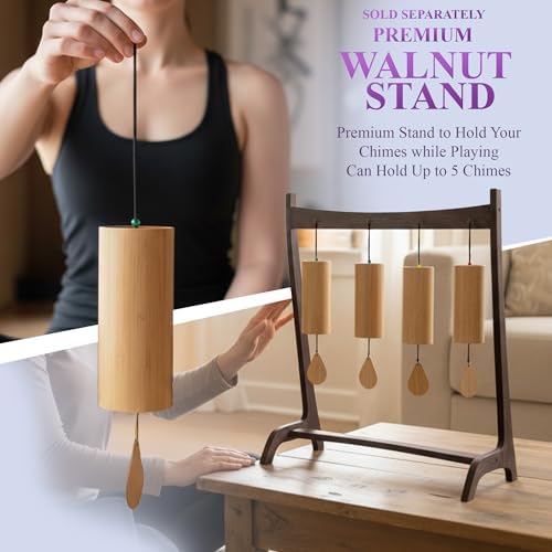 Melody Chimes 4pc Bamboo Wind Chimes Set – Outdoor and Indoor Sound Therapy Tools for Meditation, Hiking, and Sound Baths - Elements Air, Fire, Earth, Water - Sound Healing and Biofield Harmonization - Image 6