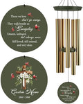 Personalized 30/36" Memorial Wind Chimes for Loss, Cardinal Gifts by Astarin