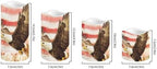 USA Eagle Flag Flameless Light Candles with Remote Timer Battery Operated Candles Color Changing Fake Pillar Candles Tea Lights Home 4th of July Decorations - Image 2
