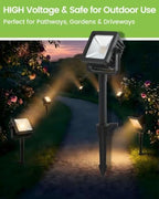 Outdoor LED Spotlight with Metal Spike 16.8W Adjustable Die-Cast Aluminum Landscape Lighting, Wet Location ETL UL CSA Qualified Safe for Garden, Yard & Tree Illumination - Image 5