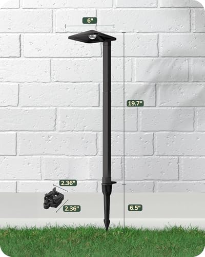 EDISHINE Low Voltage Landscape Lighting, LED Pathway Lights, 6 Pack - Image 7