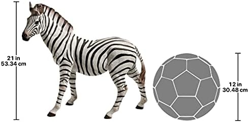Design Toscano Zora the Zebra Outdoor Garden Statue, 22 Inch, Polyresin, Full Color - Image 3