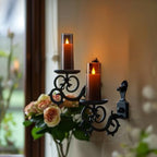 Amagic Grey Flameless Candles 9 Set, Battery Operated Halloween Candles - Image 4