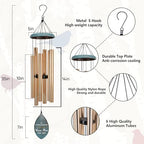 ASTARIN Personlized Wind Chimes Memorial, 35 in Sympathy Gifts for Loss of Loved One, Sympathy Wind Chimes for Loss Lover Mother Father, Metal Wind Chime for Funeral(Produced in Texas) - Image 3