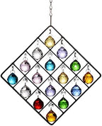 Colorful Crystal Prisms Ball Hanging Pendant Ornament Window Home Decor Suncatcher - Image 2