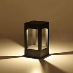 Outdoor LED Bollard Light Fixture Modern Minimalist Pathway Garden Post Lantern IP65 Waterproof Aluminum Landscape Lighting Warm White 3000K Driveway Deck Patio Yard Walkway Decor by Unknown
