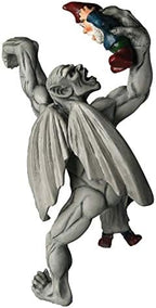 Great Gargoyle Gnome Massacre Fence Hanger - Polyresin Outdoor Wall Décor - Detailed Hanging Statue – Gnome with Gothic Climbing Grotesque Gargoyle for Patio, Porch, Fence, Garden - Image 2