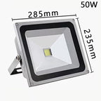 Floodlights - Landscape Light, IP67 Outdoor Waterproof LED Landscape Tree Spotlights, Adjustable RGB Color-Changing Spotlight, for Green Illumination of Trees(White,50W) - Image 2