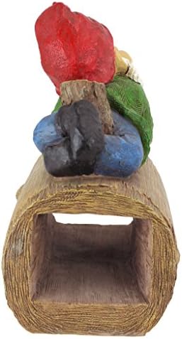 Design Toscano Stormy the Gnome Gutter Guardian Downspout Statue - Image 5