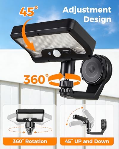 Magnetic Solar Lights Outdoor, Motion Sensor Security Light for Fence - Image 5