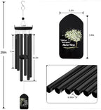 Personalized Sympathy Wind Chime, Memorial Wind Chimes Outdoor Deep Tone, Wind Chimes for Loss of Loved Father/Mother/Lover, Bereavement/Sympathy/Memorial Gifts for Remembrance - Image 2