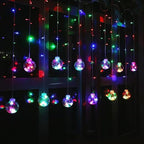 Solar Wishing Ball Fairy Curtain Lights, Waterproof 8 Modes Flashing String Lights with Remote Control for Bedroom, Christmas, Wedding, Party Decoration (Mutlicolor) - Image 2