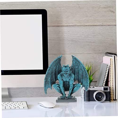 Gothic Gargoyle Garden Statue Resin Ornament for Home Decor Xmas Halloween - Image 3