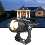 LED Beam Spotlight, 12V Low Voltage 360° Adjusted Spotlight Led Beam Light, IP67 Waterproof Led Beams Light, Outdoor Building Exterior Wall Projector Lights(Warm Light,5w) - Image 6