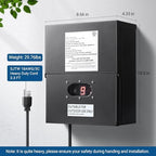 DEWENWILS 600W Low Voltage Landscape Transformer, Outdoor Weatherproof Transformer with Timer and Photocell Sensor, 120V AC to 12V/13V/14V/15V AC for LED Lighting, Walkway Light, cULus Listed - Image 7