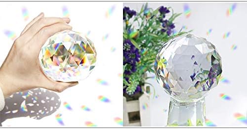 5pcs Clear Cut Crystal Sphere 50mm Faceted Gazing Ball Glass Ball Prisms Suncatcher Home Hotel Photography Décor - Image 3