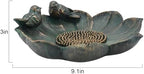 Decorative Bird Baths for Outdoor Bronze Bird Water Feeder Birdbath Bowl - Image 6