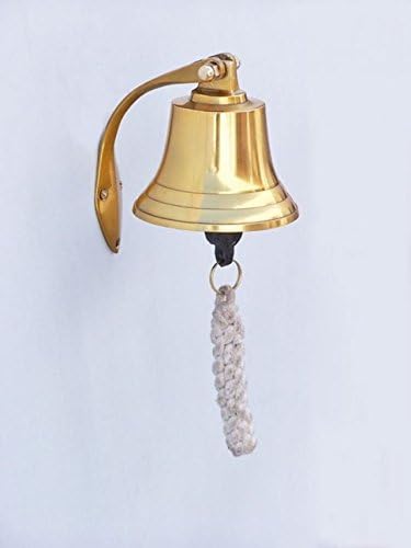 Hampton Nautical BL2021-5B Brass Plated Hanging Harbor Bell 4" - Nautical Decor - Nautical Home Decoration - Image 4