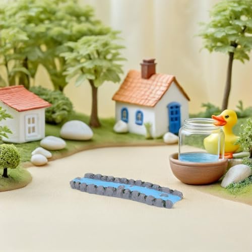 Miniature Resin River 4pcs Realistic Stream Water Feature Xmas - Image 7