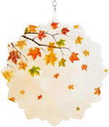 10 Inch Maple Leaves Fall Wind Spinner for Yard and Garden, Thanksgiving Branches Farmhouse Art Hanging Ornaments Outdoor 3D Kinetic Wind Sculpture Spinners Indoor Outdoor Patio Décor Ornaments Gift by Unknown