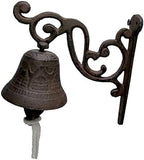 Cast Iron Door Dinner Bells Hanging Garden Bell Lawn, 2, as described - Image 4