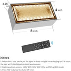Drart Solar Paver Lights 4x8 Inch, IP67 Waterproof Recessed Brick Pathway Lighting Outdoor for Driveway, Walkways, Patio, Garden, Pavers, Yard (2700K/4500K/6000K, 2 Pack) - Image 4