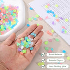 Glow in the Dark Stones Luminous Light Up 3000Pcs Bright Rose Red - Image 3