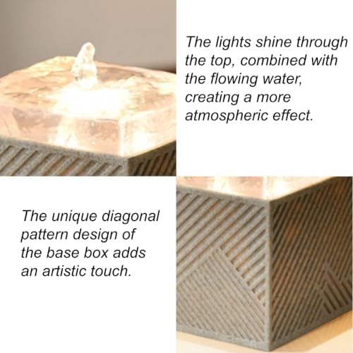 Tabletop Water Fountain - Desktop Waterfall Fountains Indoor - Image 3