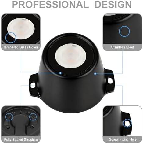 Wired Underwater LED Pond Lights with Stainless Steel Housing - Image 6