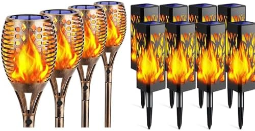 TomCare Solar Lights Outdoor Solar Garden Lights Landscape Lighting for Patio Yard Lawn by TomCare