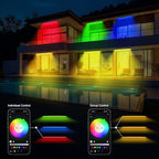 RGBCW Wall Washer Lights, 180W Stage Wash Light Bar Smart APP & Remote Control, Group, Memory,Timing, Music Sync Function, Color Changing Linear Wash Light for Stage Birthday Party Wedding - Image 4
