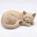 Beige Sleep Statues Outdoor Decorative, Dog Memorial Statue for Yard Lawn Patio Porch, Garden Pet Grave Marker Figures, 9.44" L x 6.29" W x 4.33" H by Unknown