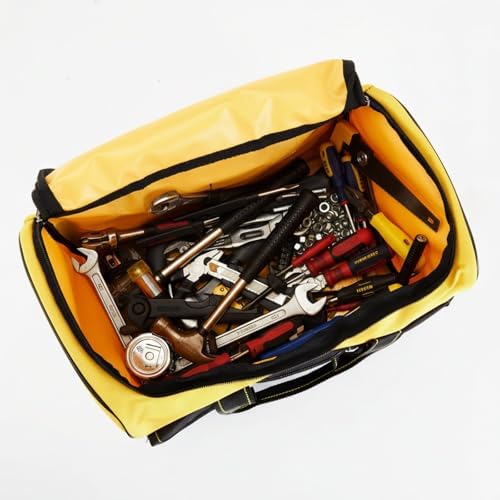 Sanwuta 3 Pack Tool Bag 16 Inch Waterproof Heavy Duty Wide Mouth - Image 4