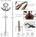 Wind Spinners Outdoor Metal - 86" Height Extra Large Kinetic Wind Spinner Sculpture for Yard and Garden, Ideal Gifts for Birthday, Anniversary and Housewarming - Image 5
