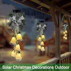 Christmas Bells Solar Mobile Lights,Wind Chimes for Outside & Hanging Decor - Image 4