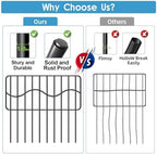 Eibikdi 50ft x 13in Garden Animal Barrier Fence 35pack Metal Wire Rustproof Border Decorative Fences No Dig Fences Small Dog Fence Barrier Rabbit Fencing for Outdoor Garden Yard, Patio - Image 6