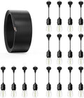 GOODSMANN LED Outdoor Low Voltage String Lights 12V 16 PCS Bulbs Hanging Landscape Lighting, 50 FT Light String Weatherproof Decorative Lights by GOODSMANN