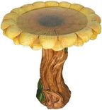 Birdbath for Outdoors with Sunflower Shape - 24.4" H * 19.6" Φ Standing Bird Bath for Garden, Yard, Patio, Porch, Easy Installation and Maintenance - Image 6