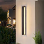 39.3'' 1 Pack Modern Outdoor Light Fixture, Long Exterior LED Lights Black by TeweiBrand