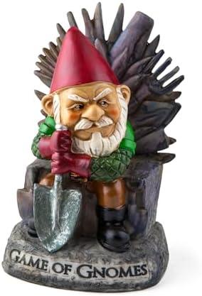 BigMouth Inc Game of Gnomes Garden Statue, Funny Outdoor Lawn & Yard Figurine, TV Show Sculpture Decorations and Gift by BigMouthInc