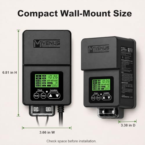 VENUS MANUFACTURING 120W Low Voltage Landscape Lighting Transformer 12V - Image 4