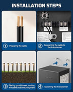 DEWENWILS 200W Low Voltage Landscape Transformer - Image 3