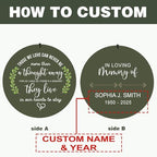 ASTARIN Memorial Wind Chimes for Loss of Loved One/Mother Personalized, Bereavement Wind Chimes Gift for Funeral, Indoor/Outdoor Windchime 30/36 inch(Produced in Texas) - Image 6