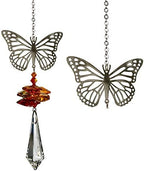 Woodstock Chimes Woodstock Rainbow Makers Collection, Crystal Fantasy, 4.5'' Butterfly Crystal Fantasies Crystal Suncatchers for Outdoor, Patio, Home or Garden Décor (CFBU) - Image 3