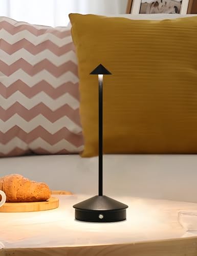 LED Rechargeable Cordless Table Lamps Black - Image 6