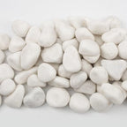 10lbs White River Rocks, Polished Pebbles for Plants, Garden, 1-2 Inch Decorative Stones, Ideal for Fish Tanks, Vases, Crafting, and Landscaping (Weight : 10 LB, Pure White) - Image 4